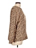 Taylor Joelle Animal Print Tan Pullover Sweater Size L - photo 4