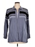 misook Color Block Gray Long Sleeve Blouse Size XL - photo 1