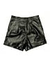 Shein 100% Polyester Metallic Black Shorts Size 4 - photo 1
