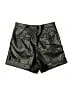 Shein 100% Polyester Metallic Black Shorts Size 4 - photo 2