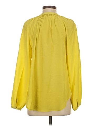 Yumi Kim Long Sleeve Silk Top (view 2)
