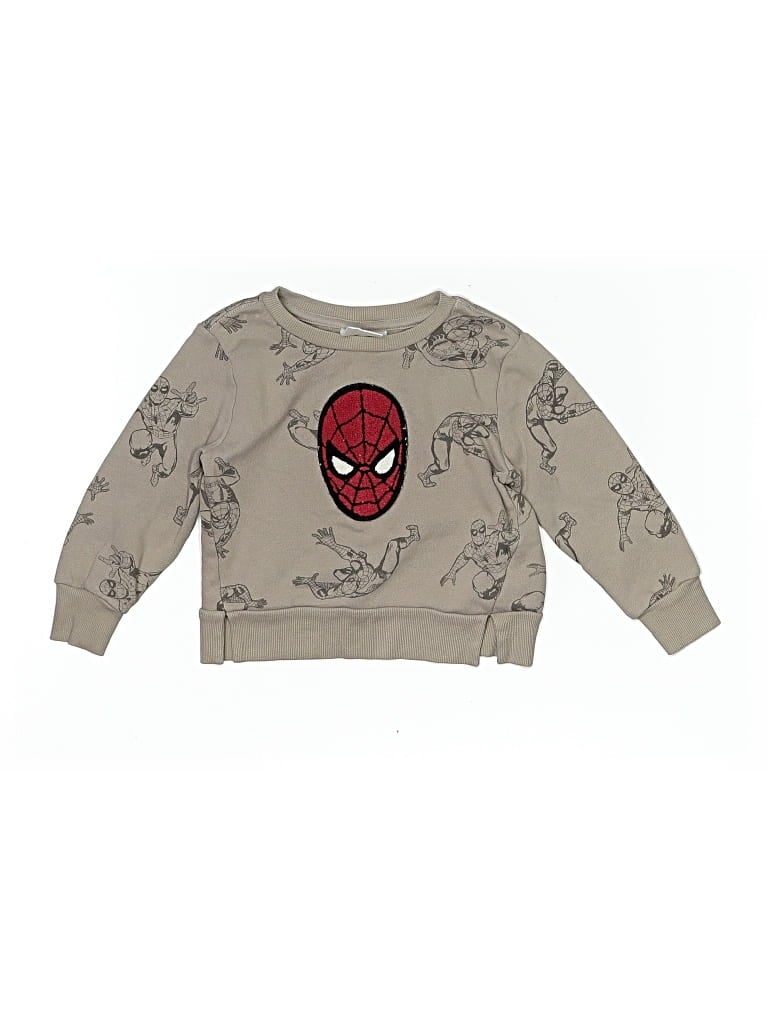 Pre-owned Marvel Kids' Pullover Sweater In Brown