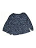 Gap 100% Cotton Animal Print Blue Long Sleeve Blouse Size 2T - photo 2