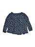 Gap 100% Cotton Animal Print Blue Long Sleeve Blouse Size 2T - photo 1
