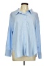 8 Seconds Blue Long Sleeve Button-Down Shirt Size L - photo 1
