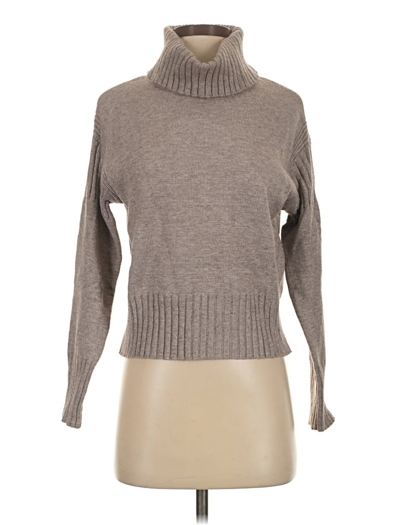 Pre-owned Cyrus Turtleneck Sweater In Tan