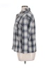 DAZY Plaid Blue 3/4 Sleeve Blouse Size XL - photo 5