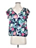 Joie Blue Short Sleeve Blouse Size XS - photo 1