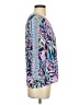 Lilly Pulitzer 100% Polyester Blue 3/4 Sleeve Blouse Size XS - photo 4
