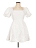 Shein 100% Polyester White Cocktail Dress Size L - photo 1