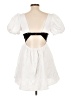 Shein 100% Polyester White Cocktail Dress Size L - photo 2