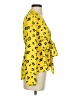 CAbi 100% Polyester Yellow Long Sleeve Blouse Size XS - photo 4