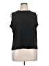 Notations 100% Polyester Black Sleeveless Top Size XL - photo 1