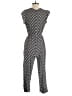 Ann Taylor LOFT 100% Rayon Hearts Gray Jumpsuit Size S (estimated) - photo 2