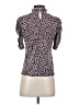 CeCe Print Pink 3/4 Sleeve Blouse Size XS - photo 2