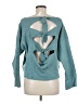 Listicle 100% Cotton Teal Pullover Sweater Size M - photo 2