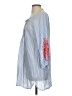 J.Crew Blue 3/4 Sleeve Blouse Size S - photo 5