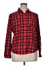 Basic Editions Plaid Red Long Sleeve Button-Down Shirt Size XL - photo 1