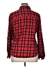 Basic Editions Plaid Red Long Sleeve Button-Down Shirt Size XL - photo 2
