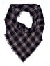 Unbranded Plaid Burgundy Blue Scarf One size - photo 1