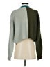 True Craft 100% Acrylic Color Block Green Cardigan Size S - photo 2