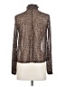 Wild Fable Animal Print Brown Long Sleeve Blouse Size XS - photo 2