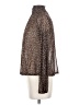 Wild Fable Animal Print Brown Long Sleeve Blouse Size XS - photo 5