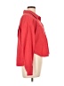 Pale Sky 100% Cotton Red 3/4 Sleeve Button-Down Shirt Size L - photo 4