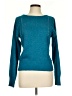 Genesis Teal Silk Pullover Sweater Size L - photo 1