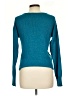 Genesis Teal Silk Pullover Sweater Size L - photo 2