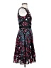 Coast 100% Polyester Print Black Cocktail Dress Size 4 - photo 4