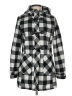 Big Chill 100% Polyester Checkered-gingham Gray Coat Size L - photo 1