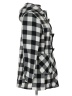 Big Chill 100% Polyester Checkered-gingham Gray Coat Size L - photo 4