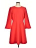 J.Crew Solid Red Casual Dress Size 12 - photo 1