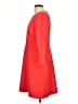 J.Crew Solid Red Casual Dress Size 12 - photo 5