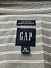 Gap Stripes Gray Long Sleeve Button-Down Shirt Size XL - photo 7
