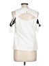 Blue Rain 100% Cotton White Ivory Sleeveless Blouse Size L - photo 1