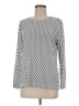 Chico's Silver Long Sleeve T-Shirt Size Med (1) - photo 1
