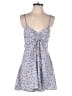 Shein 100% Polyester Hearts Blue Romper Size M - photo 1