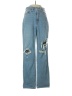 Madewell 100% Cotton Graphic Blue Jeans Size 24 waist - photo 1