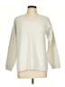 Rafaella Solid Ivory Pullover Sweater Size L - photo 1