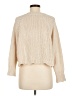 Cotton Emporium 100% Polyester Metallic Tan Pullover Sweater Size M - photo 2