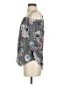 A. Byer 100% Polyester Gray 3/4 Sleeve Blouse Size S - photo 5
