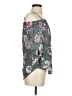 A. Byer 100% Polyester Gray 3/4 Sleeve Blouse Size S - photo 4