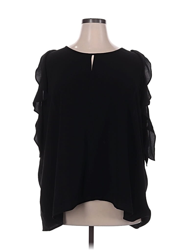 Pre-owned Iman Sleeveless Blouse In Black
