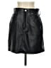 Universal Thread 100% Recycled Polyester Black Faux Leather Skirt Size 2 - photo 1