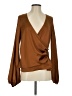 Ramy Brook 100% Polyester Brown Long Sleeve Blouse Size S - photo 1