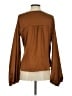 Ramy Brook 100% Polyester Brown Long Sleeve Blouse Size S - photo 2