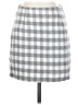 She + Sky Checkered-gingham Gray Casual Skirt Size S - photo 1