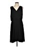J.Crew 100% Polyester Solid Black Casual Dress Size 12 - photo 1